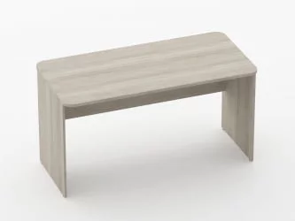 Стол прямой Glassy 1.10.14 Дуб сантана светлый