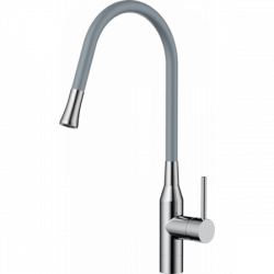 Смеситель Omoikiri Yatomi-Bn-Gr Латунь/Нержавеющая Сталь/Серый