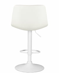 Стул барный DOBRIN TAILOR WHITE (белый PU) 2 шт