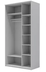 Двустворчатый гардеробный шкаф Хит-23-12-11 Ясень шимо темный