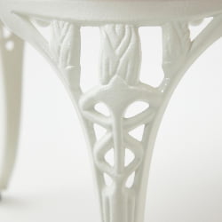 Скамья Secret De Maison Strauss (Штраус) + подушка алюминиевый сплав, 99*56*76, butter white