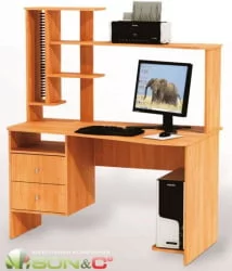 Компьютерный стол с ящиками SN 05.14 Ольха русская