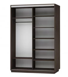 Шкаф-купе двухдверный Экспресс Дуо 1600х2400х Улица/Венге / 1600х2400h