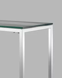 Консоль ТАУН 115x30 Серебро
