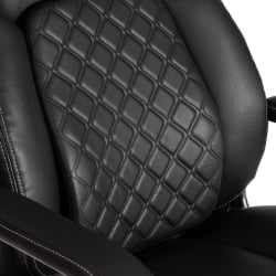 Кресло Atlant рецикл. кожа/иск. кожа, черный