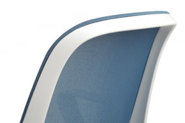 Кресло W-158 Белый Пластик/Синий