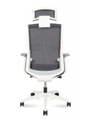 Кресло руководителя RUBY white frame Черный