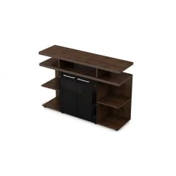 Шкаф низкий со стеклом TAIM-MAX 4ШН.012.2 Брауни