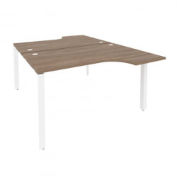 Рабочая станция на П-образном м/к ONIX O.MP-D.SA-2 Дуб Аризона/Белый