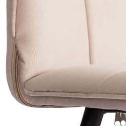 Металлический стул Bari LT, велюр, бежевый/черный, 7, 41х55х89 см