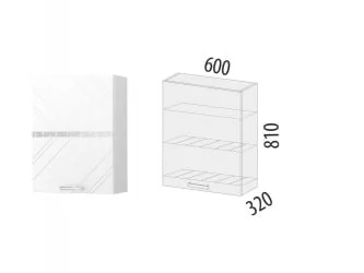 Шкаф-сушка кухонный (лев/прав) Бьянка 102.33