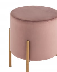 Пуф Кейси велюр Пыльно-розовый