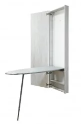 Дизайнерский шкаф Iron Box Eco (левый) Беленый дуб