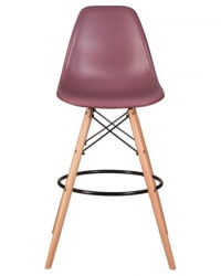 Стул барный DOBRIN DSW BAR (ножки светлый бук, цвет пыльная роза (NX-P-11)) 2 шт