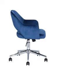Компьютерное кресло Кларк велюр Синий