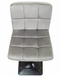 Стул барный DOBRIN DOMINIC Серый велюр MJ9-75