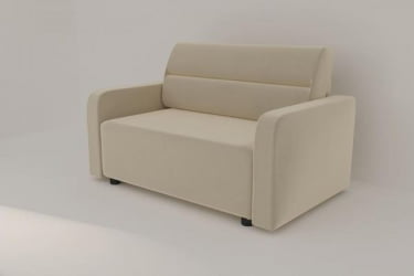 Коричневый диван Уппса (Berhouse) Цвет фасада: Кофе рогожка; Тип: Прямой; Материал фасада: Микророгожка