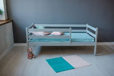 Детская кровать для мальчика RooRoom VK-11с Серая