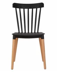 Стул обеденный DOBRIN THEO ножки светлый бук черный B-03