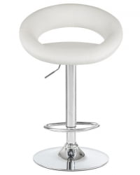 Стул барный ДОБРИН МИРА (белый) 2 шт / DOBRIN MIRA