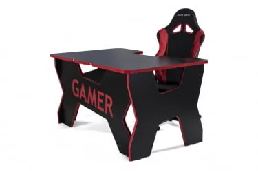 Стол геймерский Generic Comfort Gamer2/DS/NR Красный Черный