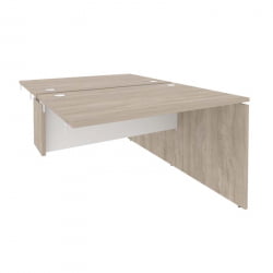 Стол-приставка двойной к опорным элементам ONIX O.D.SPR-2.8 Дуб Аттик/Белый