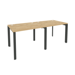 Рабочая станция на П-образном м/к ONIX O.MP-RS-2.1.8 Тиквуд Светлый/Антрацит