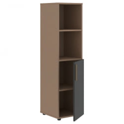 Шкаф-колонка с глухой малой дверью (правый) VELION VMCS 40.5 R Яшма черный Кобра