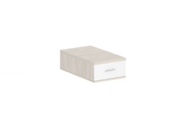 Подвесная тумба с 1 ящиком Сигма СГ.532.ОЛ.ВХ Дуб светлый Белый / Sigma SG.532.OL.WH