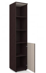 Шкаф для документов узкий Р.П-2 Ясень темный