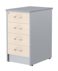 Тумба приставная IMAGO ТП-4.1А Клен Металлик