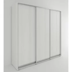 Бельевой шкаф Акцент-Сим Д 2400х600 Выбеленное дерево