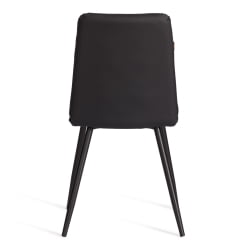 Металлический стул Asti TREND, экокожа, черная, 47х54х86 см