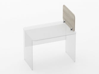 Офисная перегородка Glassy 5.14.06 Дуб сантана светлый