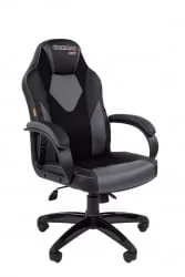 Кресло геймерское CHAIRMAN GAME 17 Черный Серый