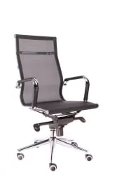 Кресло руководителя Опера М сетка Черный / Opera M