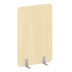 Перегородки на металлических опорах на фетровых подпятниках Р-лине ДП.Ф-100-150 Клен / R-line DP.F-100-150