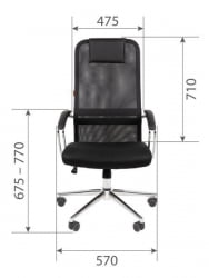 Кресло руководителя CHAIRMAN 612 Серый