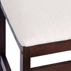 Стул ROSARIO многослойная фанера, 39 х 39 х 99 см, Cappuchino, ткань бежевая (81/10) разобранный