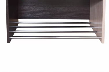 Шкаф двухстворчатый Ольга 3 Ясень шимо светлый Венге