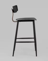 Стул полубарный ANT (Б) пластиковый Черный