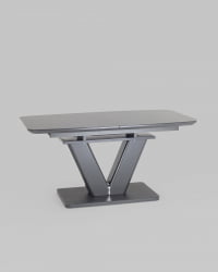 Обеденный стол Вильнюс раскладной 160-200x90 Серый