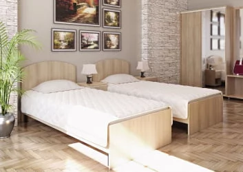 Тумба с полкой и бортиком (левая) LIGHT С-Т-60 Л Акация Лорка