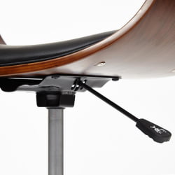 Кресло VIMTA орех, кож/зам черный