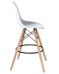 Стул барный DOBRIN DSW BAR Белый W-02