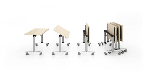 Стол складной Connect 120х60х72.5см Светлый дуб