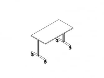 Стол складной Connect 120х60х72.5см Светлый дуб