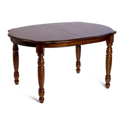 Стол деревянный VAN HORN 4272 дерево гевея, 1067 x1372+457(1829) x749мм, HN GLAZE light