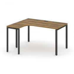 Стол эргономичный левый CONCEPT CN.OSA-002(L) Сандал Янтарный Антрацит