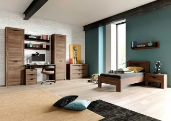 Письменный стол с ящиками Соренто 15 Дуб Стирлинг